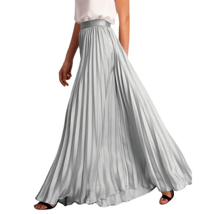 Damen-Plisseerock mit elastischem Bund