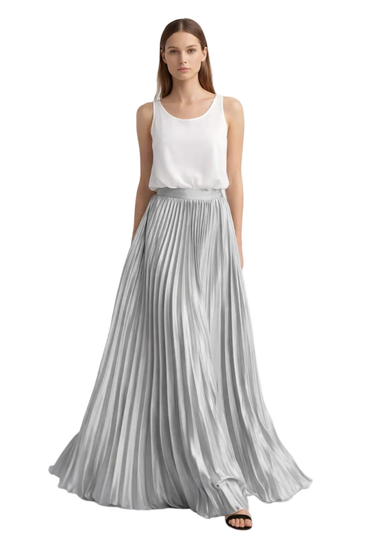 Damen-Plisseerock mit elastischem Bund