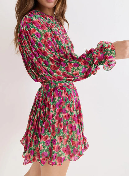 Damen-Blumenset mit Top und Rock